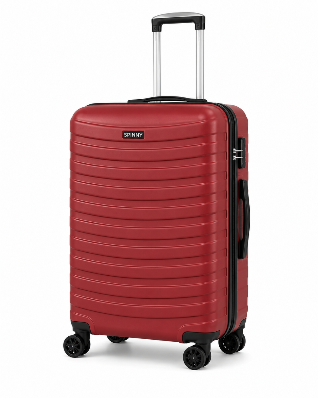 Maroon PC Trolley Luggage with Black Fitting - Roamer India