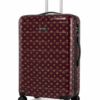 Maroon Star Printed ABS Trolley Luggage - Roamer India