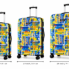 Tropical Paradise Printed ABS Trolley Suitcase Front View - Roamer India