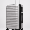 Roamer India Silver Trolley Luggage Model M19 with Black Fitting
