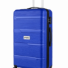 Royal Blue ABS Trolley Luggage with Black Fitting - Roamer India