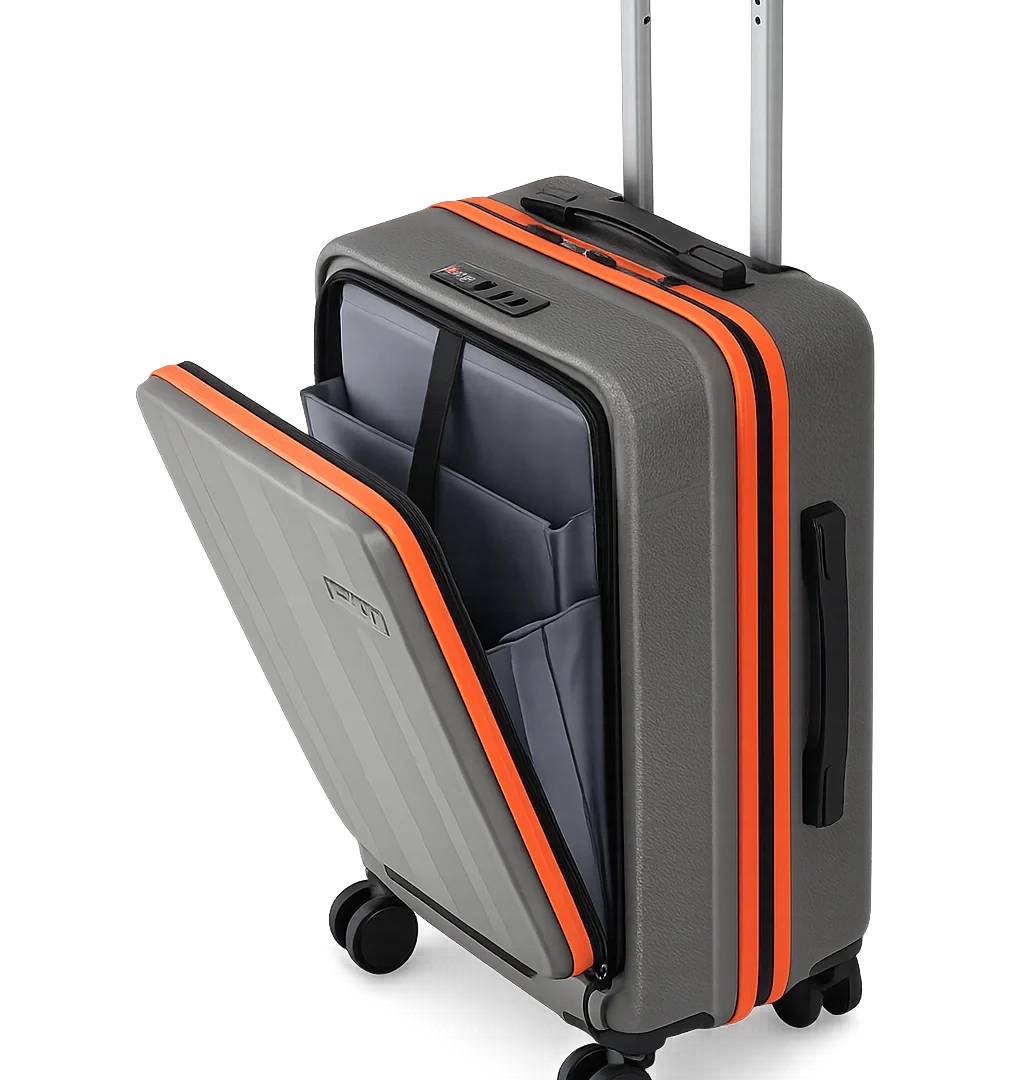 trolley bag inner compartments organizer hard shell travel luggage suitcase