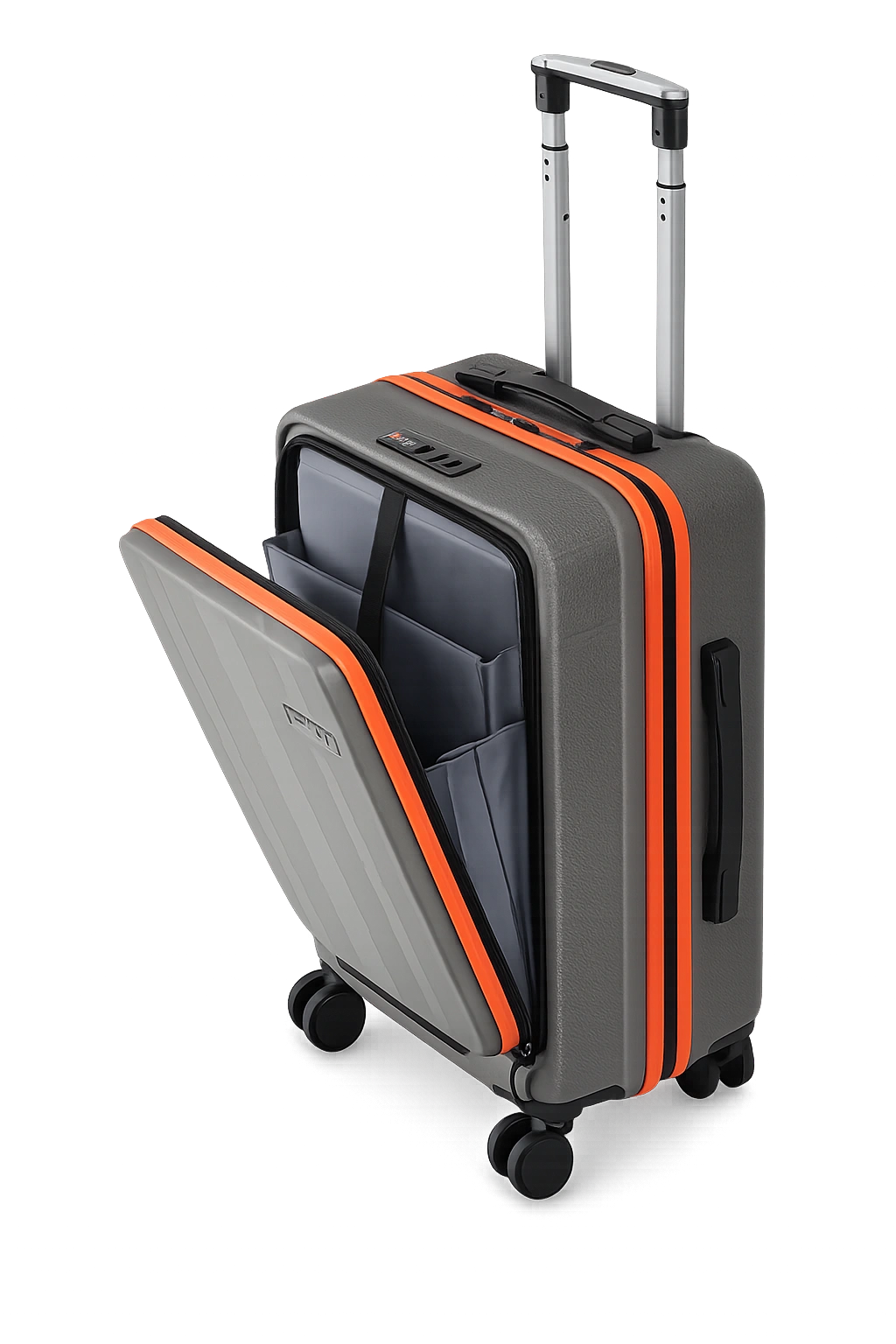 trolley bag inner compartments organizer hard shell travel luggage suitcase