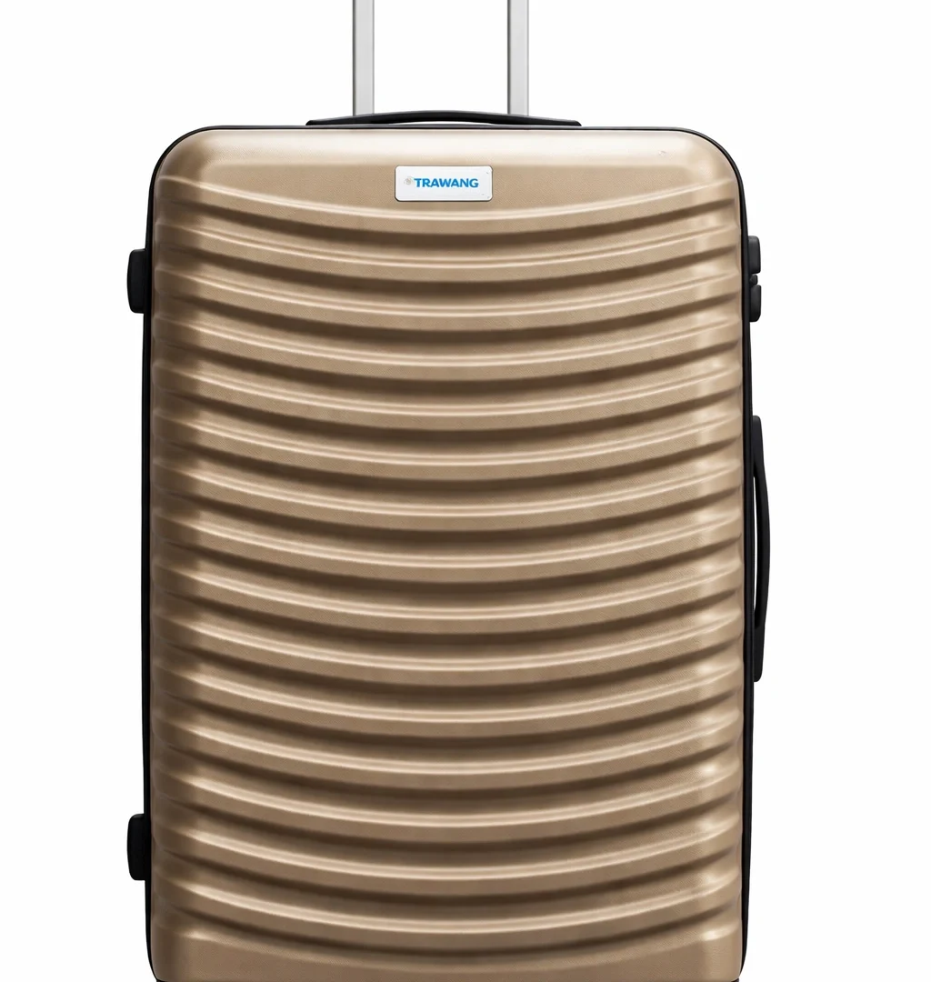 trolley bag lock and zipper hard shell travel luggage suitcase