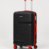 Black PP Trolley Luggage – Red Contrast Fitting