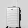 Silver PC Trolley Luggage with Black Fitting - Roamer India