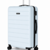 Ice Blue ABS Trolley Luggage with Black Fitting - Roamer India