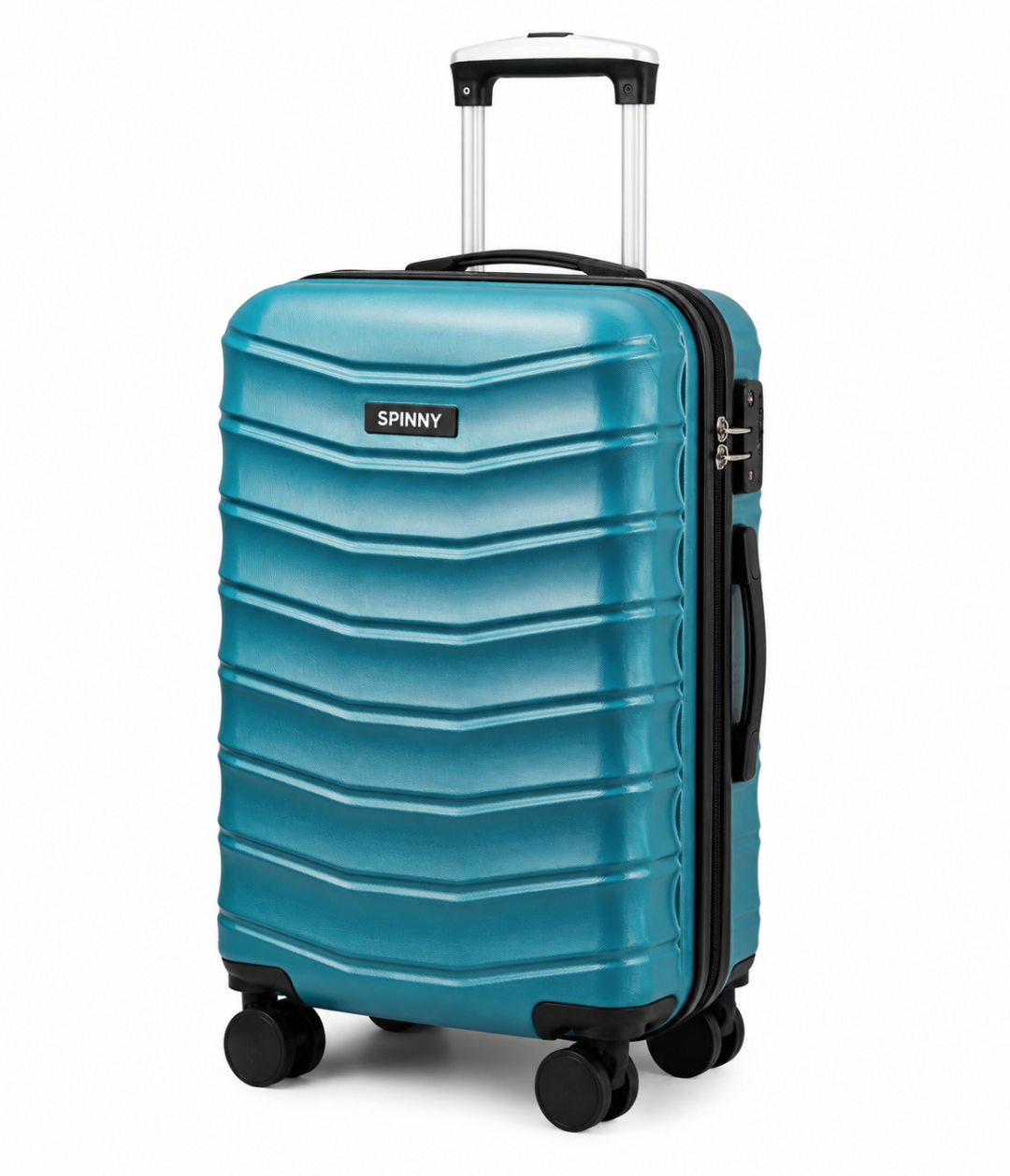 Teal PC Trolley Luggage with Black Fitting - Roamer India