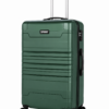 Forest Green ABS Trolley Luggage with Black Fitting - Roamer India