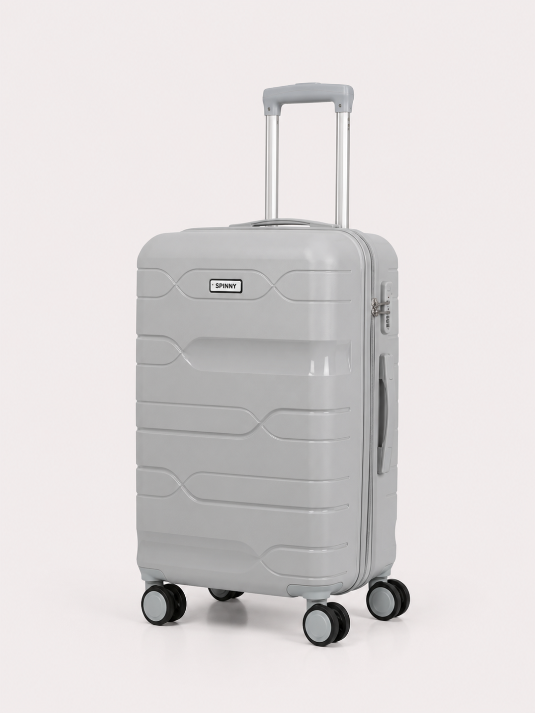 Grey PP Trolley Luggage – Color Matching