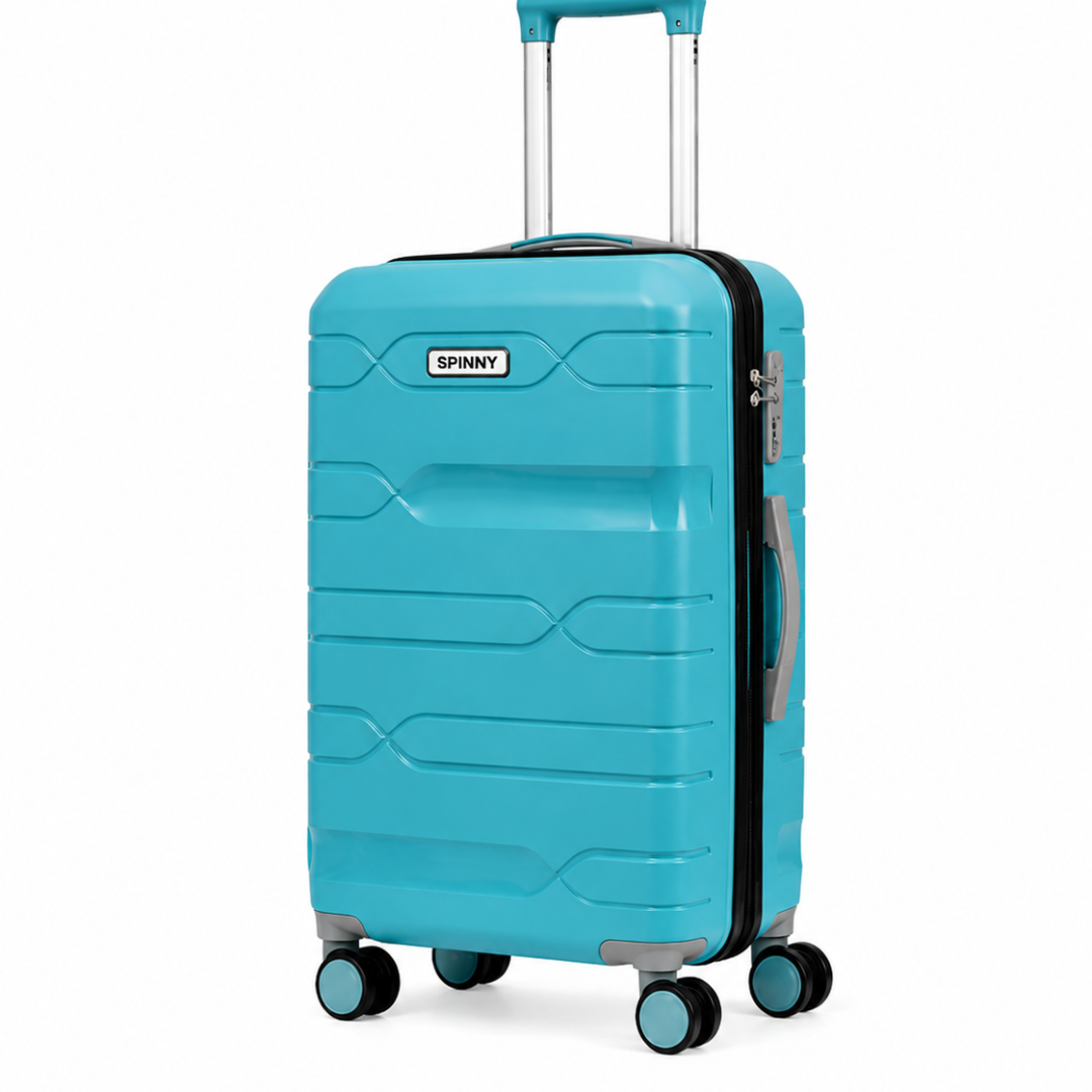 sky blue trolley luggage