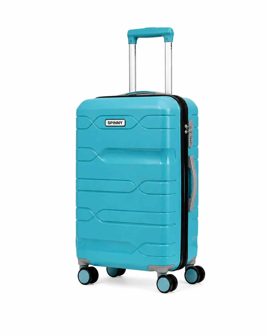 sky blue trolley luggage