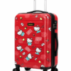 Red Cartoon Kitty Printed ABS Kids Trolley Luggage - Roamer India