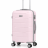 pink trolley luggage