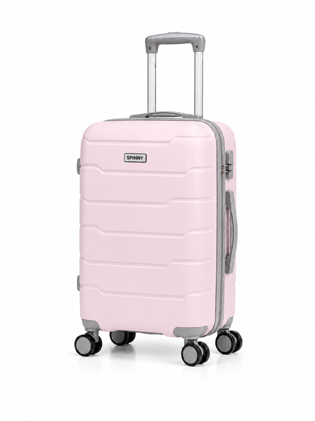 pink trolley luggage