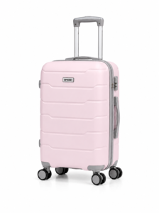 pink trolley luggage