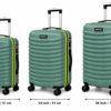 Sage Green PC Trolley Suitcase Front View - Roamer India