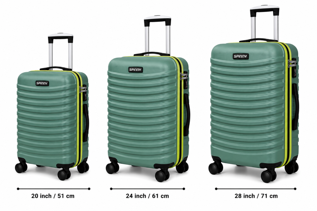 Sage Green PC Trolley Suitcase Front View - Roamer India