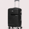 Premium Black PP Trolley Luggage – Color Matching