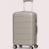 Premium Beige PP Trolley Luggage – Color Matching