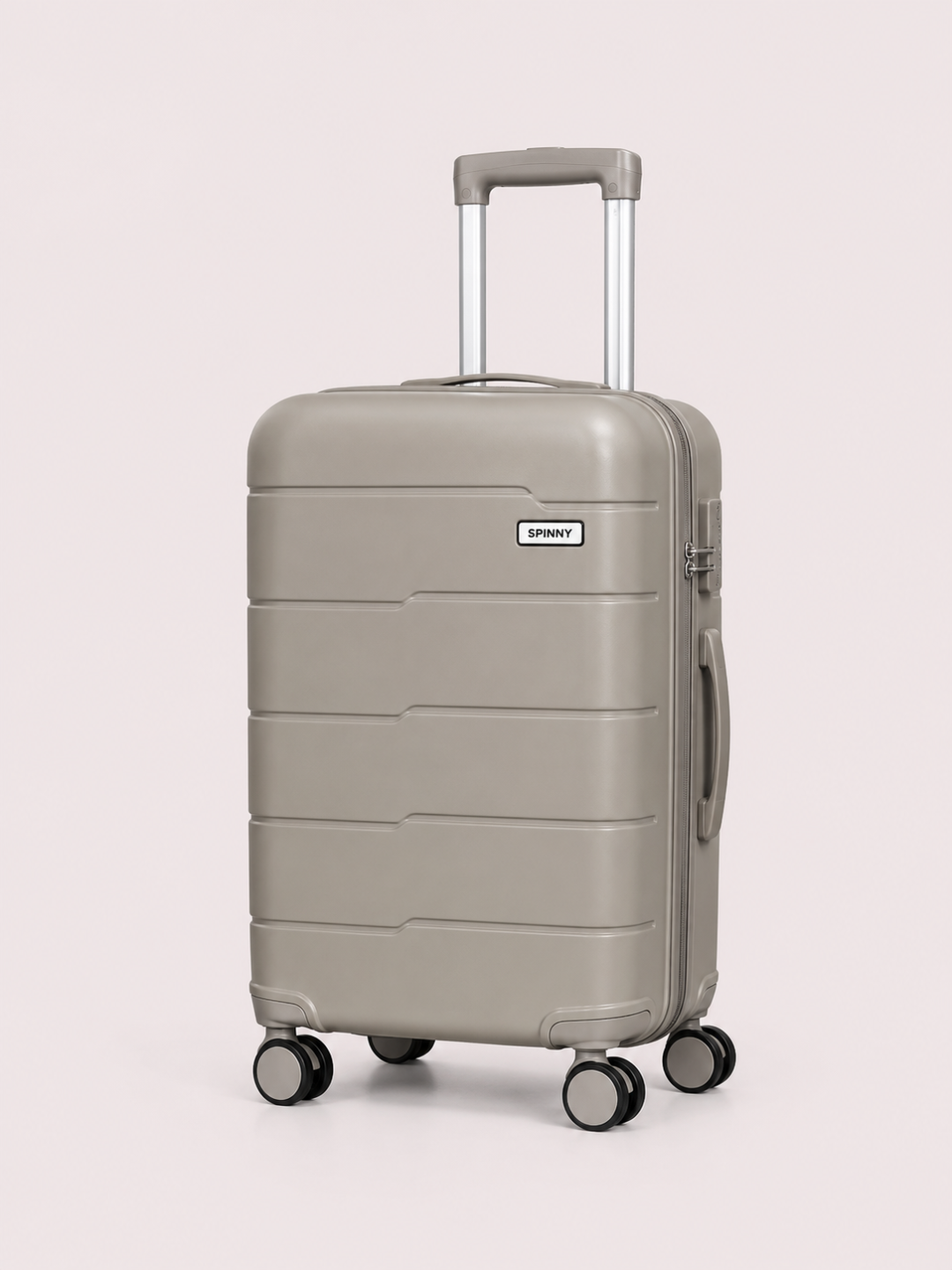 Premium Beige PP Trolley Luggage – Color Matching