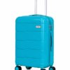 Teal PP Trolley Luggage – Teal Fitting