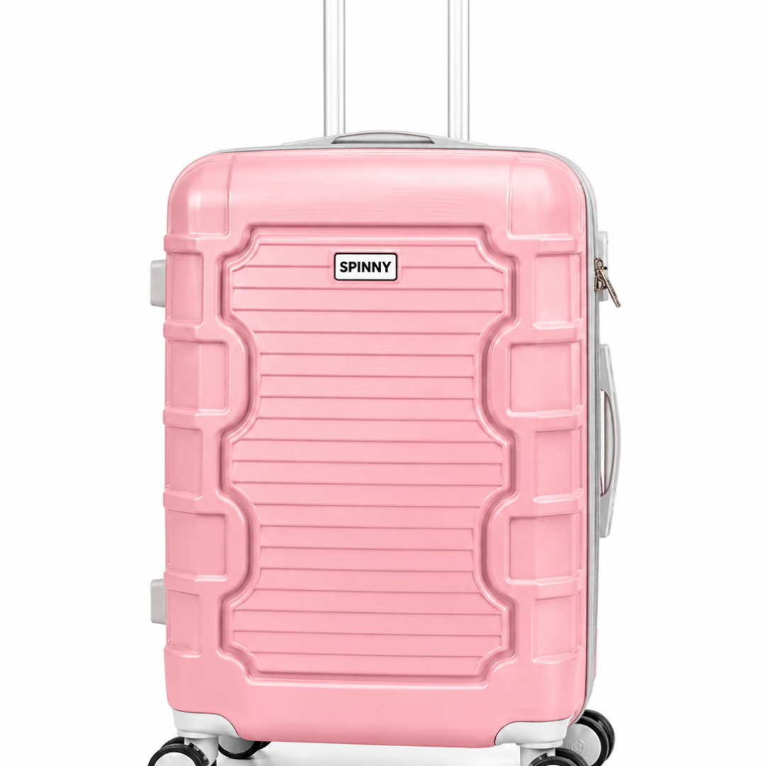 pink suitcase