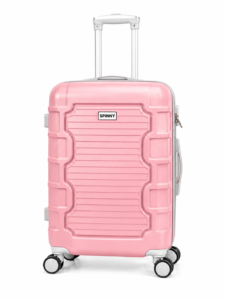 pink suitcase
