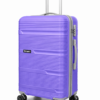 Purple ABS Trolley Luggage with Silver Fitting - Roamer India