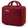 Maroon Premium ABS Vanity Box with Wave Texture - Roamer India