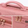 Premium ABS Vanity Box Comfortable Handle, Premium Zipper Sliders and 3-Digit Combination Lock - Roamer India